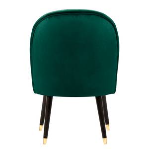 Fauteuil Vinosul II Fluweel - Antiek groen