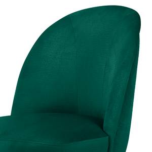 Fauteuil Vinosul II Fluweel - Antiek groen