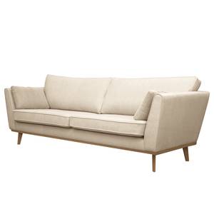 Sofa Lauwe (3-Sitzer) Webstoff - Creme