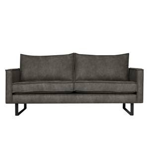 Sofa Liel I (2,5-Sitzer) Antiklederlook - Microfaser Priya: Anthrazit