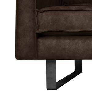 3-Sitzer Sofa Liel Microfaser Priya: Dunkelbraun