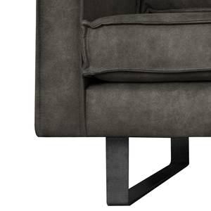 3-Sitzer Sofa Liel Microfaser Priya: Anthrazit