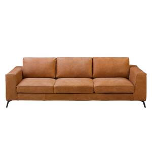 Sofa Sanchez I (3-Sitzer) Echtleder Kena: Cognac