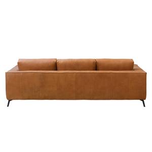 Sofa Sanchez I (3-Sitzer) Echtleder Kena: Cognac