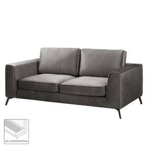 Sofa Sanchez I (2-Sitzer) Samt - Samt Onoli: Rauchgrau