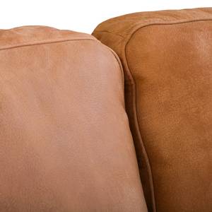 Sofa Hendra I (3-Sitzer) Echtleder - Cognac