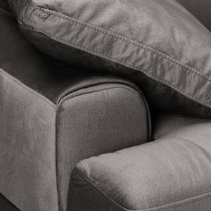 Sofa Hendra II (2-Sitzer) Webstoff - Samt Onoli: Rauchgrau