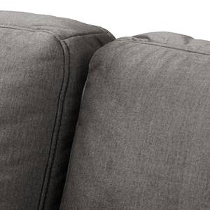 Sofa Hendra II (2-Sitzer) Webstoff - Samt Onoli: Rauchgrau