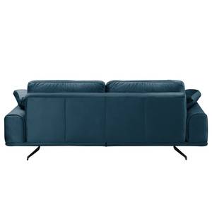 Sofa Hendra II (2-Sitzer) Webstoff - Samt Onoli: Marineblau