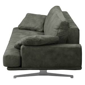 Sofa Hendra I (3-Sitzer) Echtleder - Anthrazit