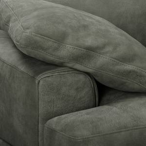 Sofa Hendra I (3-Sitzer) Echtleder - Anthrazit