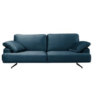 Sofa Hendra II (3-Sitzer) Webstoff - Samt Onoli: Marineblau