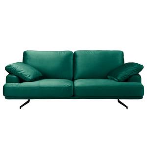 Sofa Hendra II (2-Sitzer) Webstoff - Samt Onoli: Antikgrün