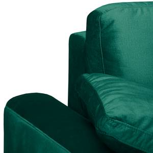 Sofa Hendra II (2-Sitzer) Webstoff - Samt Onoli: Antikgrün