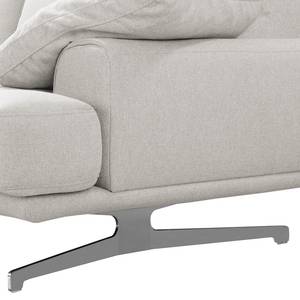 Sofa Hendra II (2-Sitzer) Webstoff - Webstoff Delea: Hellgrau