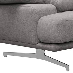 Sofa Lurrip II (3-Sitzer) Webstoff - Webstoff Delea: Dunkelgrau