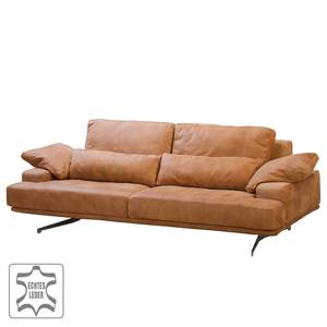 Sofa Lurrip I (3-Sitzer) Echtleder - Cognac