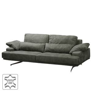 Sofa Lurrip I (3-Sitzer) Echtleder - Anthrazit