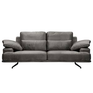 Sofa Lurrip II (2-Sitzer) Webstoff - Samt Onoli: Rauchgrau