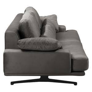 Sofa Lurrip II (2-Sitzer) Webstoff - Samt Onoli: Rauchgrau