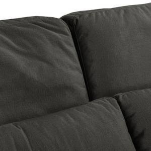 Sofa Lurrip II (3-Sitzer) Webstoff - Samt Onoli: Bisonbraun