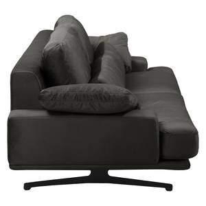 Sofa Lurrip II (2-Sitzer) Webstoff - Samt Onoli: Bisonbraun