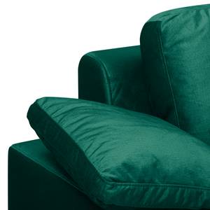 Sofa Lurrip II (2-Sitzer) Webstoff - Samt Onoli: Antikgrün