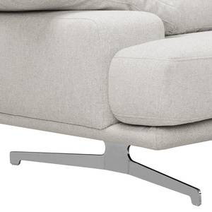 Sofa Lurrip II (2-Sitzer) Webstoff - Webstoff Delea: Hellgrau