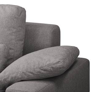 Sofa Lurrip II (2-Sitzer) Webstoff - Webstoff Delea: Dunkelgrau