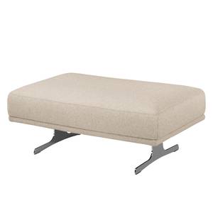 Polsterhocker Lurrip II Webstoff - Webstoff Delea: Beige