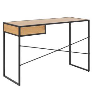 Bureau Coogee III wild eikenhouten look/zwart