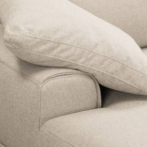 Ecksofa Hendra II Webstoff - Webstoff Delea: Beige - Longchair davorstehend links