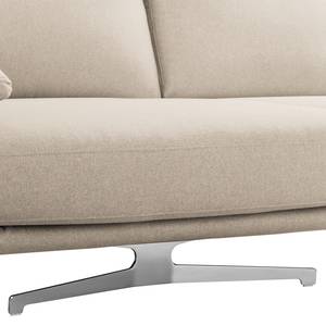 Ecksofa Hendra II Webstoff - Webstoff Delea: Beige - Longchair davorstehend links