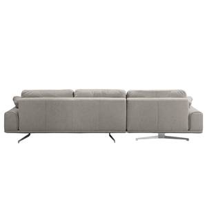 Ecksofa Hendra II Webstoff - Webstoff Delea: Grau - Longchair davorstehend links