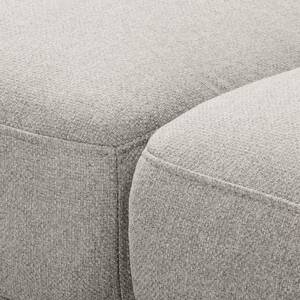 Ecksofa Hendra II Webstoff - Webstoff Delea: Grau - Longchair davorstehend links