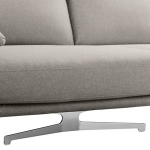 Ecksofa Hendra II Webstoff - Webstoff Delea: Grau - Longchair davorstehend links