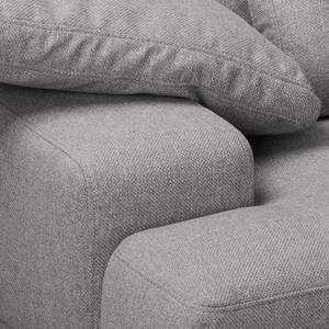 Ecksofa Lurrip II Webstoff - Webstoff Delea: Dunkelgrau - Longchair davorstehend rechts