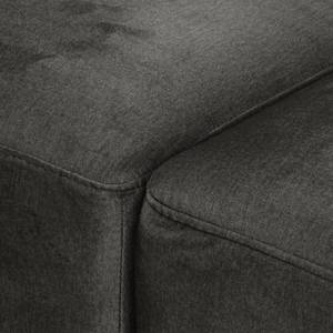 Ecksofa Lurrip II Webstoff - Samt Onoli: Bisonbraun - Longchair davorstehend links