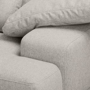 Ecksofa Lurrip II Webstoff - Webstoff Delea: Grau - Longchair davorstehend links