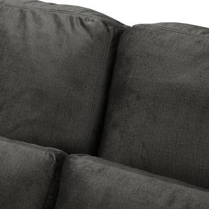 Ecksofa Lurrip II Webstoff - Samt Onoli: Bisonbraun - Longchair davorstehend rechts