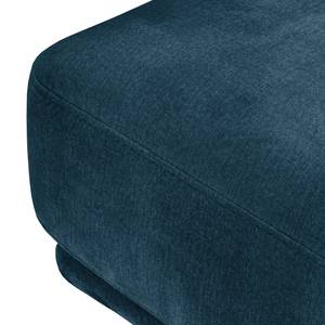 Ecksofa Lurrip II Webstoff - Samt Onoli: Marineblau - Longchair davorstehend rechts