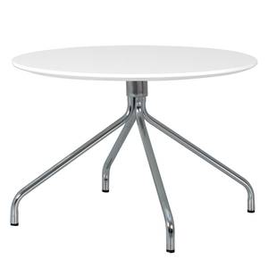 Table basse Lola I Blanc / Chrome