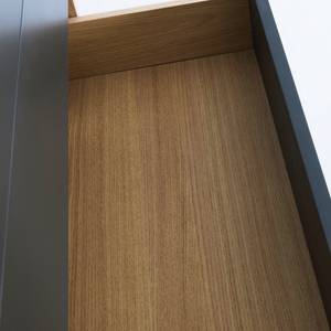 Dressoir Score I fineer van echt hout - eikenhout/antracietkleurig