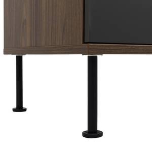 Tv-meubel Daxx antracietkleurig/walnotenhouten look