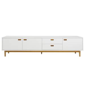 Buffet bas Svea II Blanc / Imitation chêne