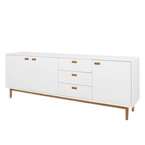 Dressoir Svea III wit/eikenhouten look