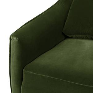 Sessel Pouch Samt - Dunkelgrün