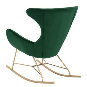 Fauteuil Cabuya fluweel - Antiek groen