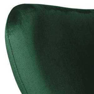 Fauteuil Cabuya fluweel - Antiek groen