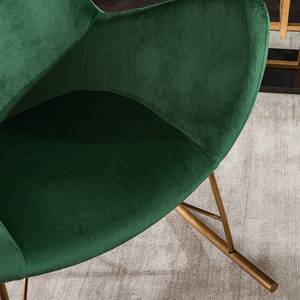 Fauteuil Cabuya Velours - Vert vieilli